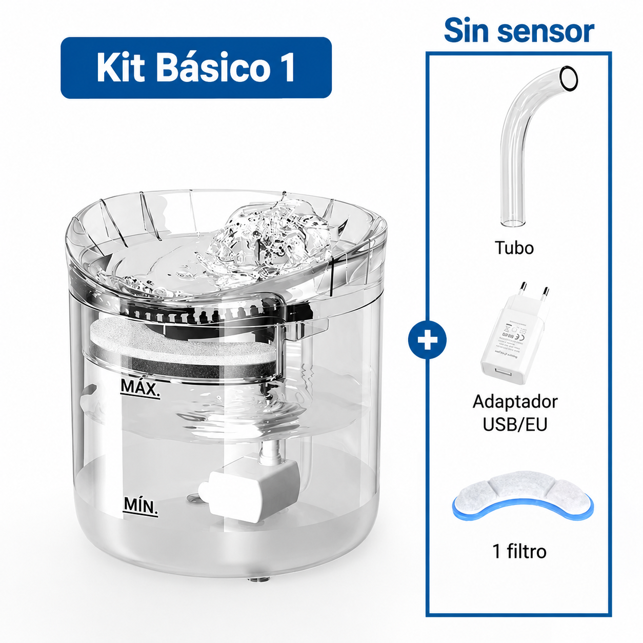 Fuente Automática de Agua para Gatos