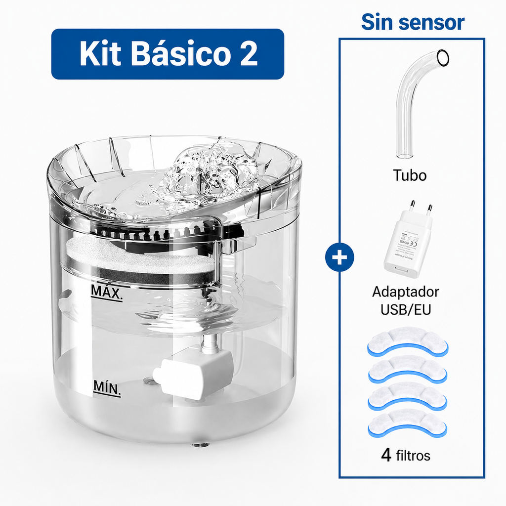 Fuente Automática de Agua para Gatos